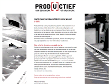 Tablet Screenshot of productief.be